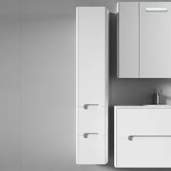 Шкаф-пенал Vod-Ok Флорена 30 L, белый