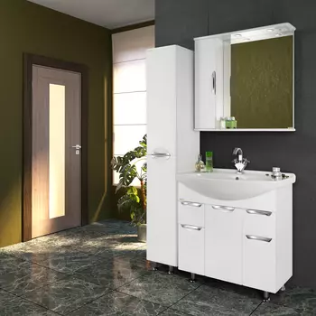 Шкаф-пенал Vod-Ok Лира 2 35 L, белый