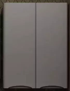 Шкаф Style Line El Fante Бергамо Люкс антискрейтч Plus, 60 см, подвесной, серый