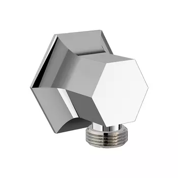 Шланговое подключение Cisal CE01700021 1/2 хром