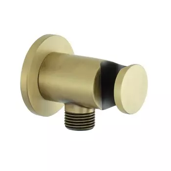 Шланговое подключение Giulini Futuro F1559/MBROP для душа с держателем лейки, бронза матовый