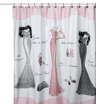 Штора для ванной Avanti Dressed to Thrill