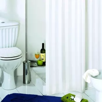 Штора для ванной Bacchetta Rigone белая 180х200