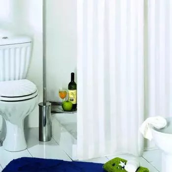 Штора для ванной Bacchetta Rigone белая 240х200