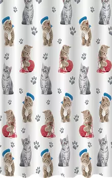 Штора для ванной Dasch Котята 180х180