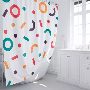 Штора для ванной Fixsen Candy FX-2512 180x200