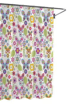 Штора для ванной Kassatex Butterflies