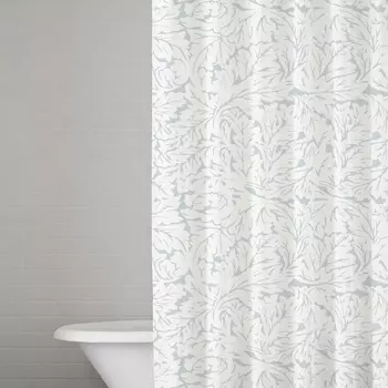 Штора для ванной Kassatex Foglia Clearwater Blue