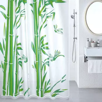 Штора для ванной Milardo Bamboo Green