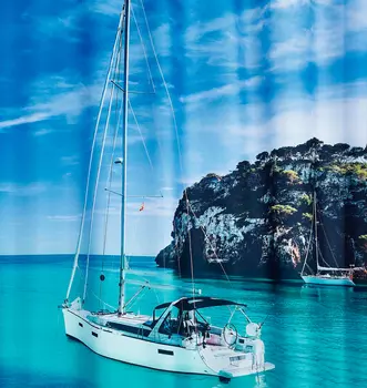 Штора для ванной Ridder Blue Paradise 42073000 180х200