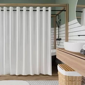 Штора для ванной WasserKRAFT Vils SC-10202 SC-10202 белая