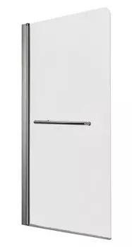 Шторка на ванну 1MarKa P-02 профиль хром, стекло прозрачное 82x150