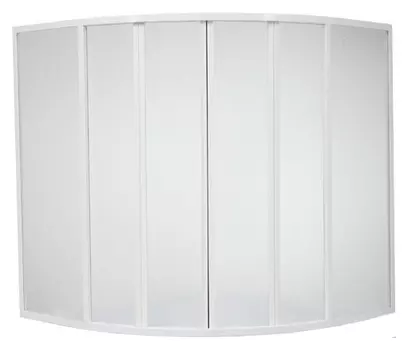 Шторка на ванну Bas Риола 6 створок, пластик Watter