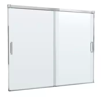 Шторка на ванну Cezares Tandem Soft VF 2 170/145 C Cr IV профиль хром, стекло прозрачное