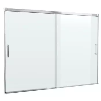 Шторка на ванну Cezares Tandem Soft VF 2 200/145 C Cr IV профиль хром, стекло прозрачное