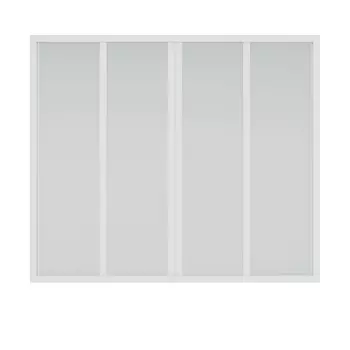 Шторка на ванну Creto Avalon 2.0 170х145 см четырёхстворчавая