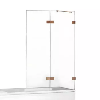 Шторка на ванну NEW TRENDY Avexa Copper Brushed EXK-3817