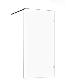 Шторка на ванну NEW TRENDY Eventa Chrome EXK-1905-WP