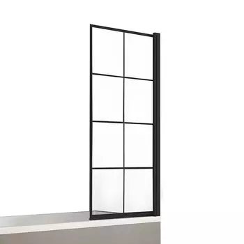 Шторка на ванну NEW TRENDY New Soleo Black P-0047