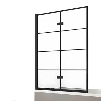 Шторка на ванну NEW TRENDY New Soleo Black P-0049