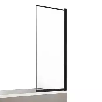 Шторка на ванну NEW TRENDY New Soleo Black P-0091