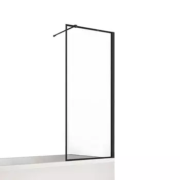 Шторка на ванну NEW TRENDY New Soleo Black P-0094-WP