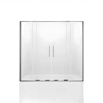 Шторка на ванну NEW TRENDY Smart Chrome EXK-4106