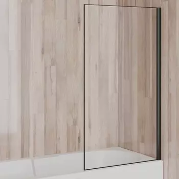 Шторка на ванну Paini Screen 70 профиль черный