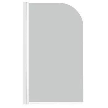 Шторка на ванну Parly F04F 75х130 профиль белый, стекло матовое