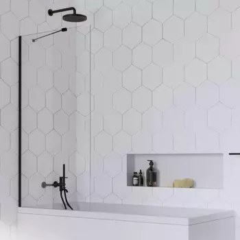 Шторка на ванну Radaway Idea Black PNJ II 60