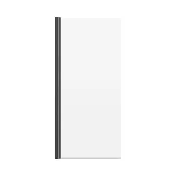 Шторка на ванну Reflexion RX15070CBL-23 70х150 см стекло прозрачное, профиль черный