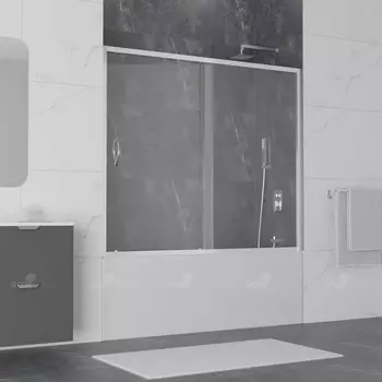 Шторка на ванну RGW Screens SC-043 150x150 стекло прозрачное