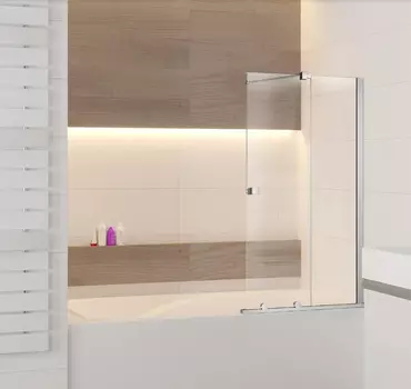 Шторка на ванну RGW Screens SC-46 100х150 профиль хром