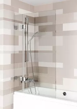 Шторка на ванну Riho Scandic NXT X109V 95x150 L хром