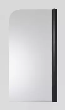 Шторка на ванну Timo TCM-70/03F-6 70х140 см, профиль черный, стекло Матовое