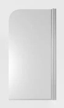 Шторка на ванну Timo TCM-80/02F-6 80х140 см, профиль хром матовый, стекло Матовое