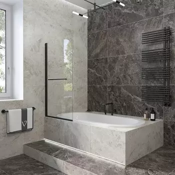 Шторка на ванну Veconi Palau PL-79B 70x150