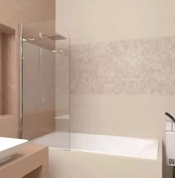 Шторка на ванну Veconi Palau PL-80 70x150 без ручки