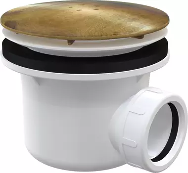 Сифон для поддона AlcaPlast A49 ANTIC бронза