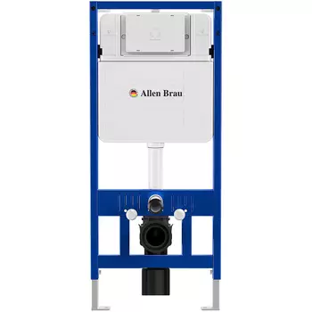 Система инсталляции для унитазов Allen Brau Pneumatic Pro 9.11101.20 с кнопкой смыва на выбор