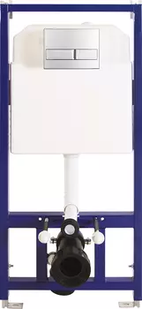 Инсталляция для унитазов Berges Wasserhaus Novum 040213 с кнопкой смыва L3 хром