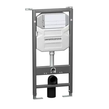 Инсталляция для унитаза Ceramicanova Envision Flat CN1002W кнопка белая