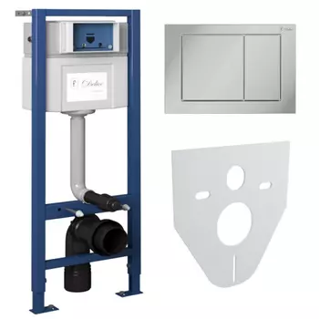 Система инсталляции для унитазов Delice Nimb DLR_000002 с кнопкой смыва, креплением и шумоизоляцией