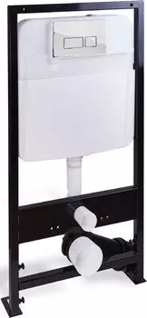 Система инсталляции для унитазов SantiLine SL-01. с квадратной кнопкой смыва