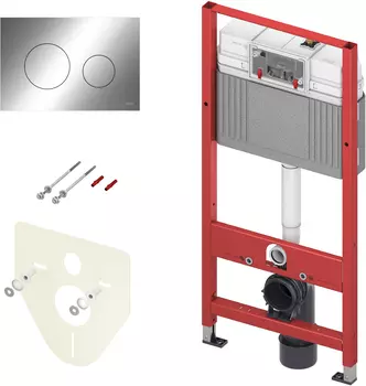 Инсталляция для унитазов TECE Loop K440921 4 в 1 с кнопкой смыва
