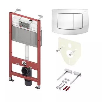 Инсталляция для унитазов TECE TECEbase 2.0 New K440200 с кнопкой смыва TECEambia белая