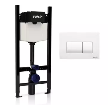Инсталляция для унитазов Valsir Winner S VS0853202 + кнопка VS0871300 белая матовая