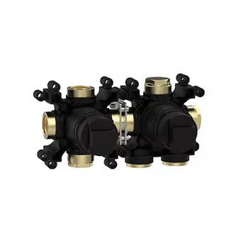 Скрытая часть Almar E176901 термостатического смесителя с переключателем на 2 потребителя, горизонтальный модуль