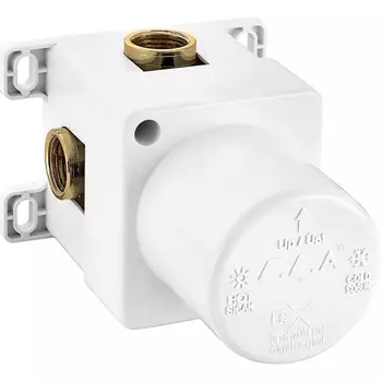 Скрытая часть E.C.A. 102166102EX для смесителя, белая