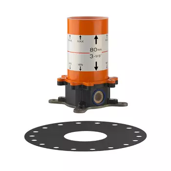 Скрытая часть Gessi Emporio Via Manzoni 38389#031 для напольного смесителя